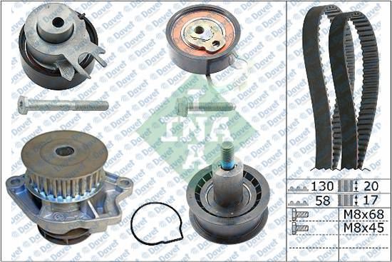 INA 530053830 Eksantrik Kiti Devirdaimli Ibiza Iii-Iv Fabia Ii Octavia Ii Caddy Iii Golf V-Vi Polo Iv-V 1.4 16v 99-06 (Afk-Bcb-Aqq-Aub-Apg-Aua)